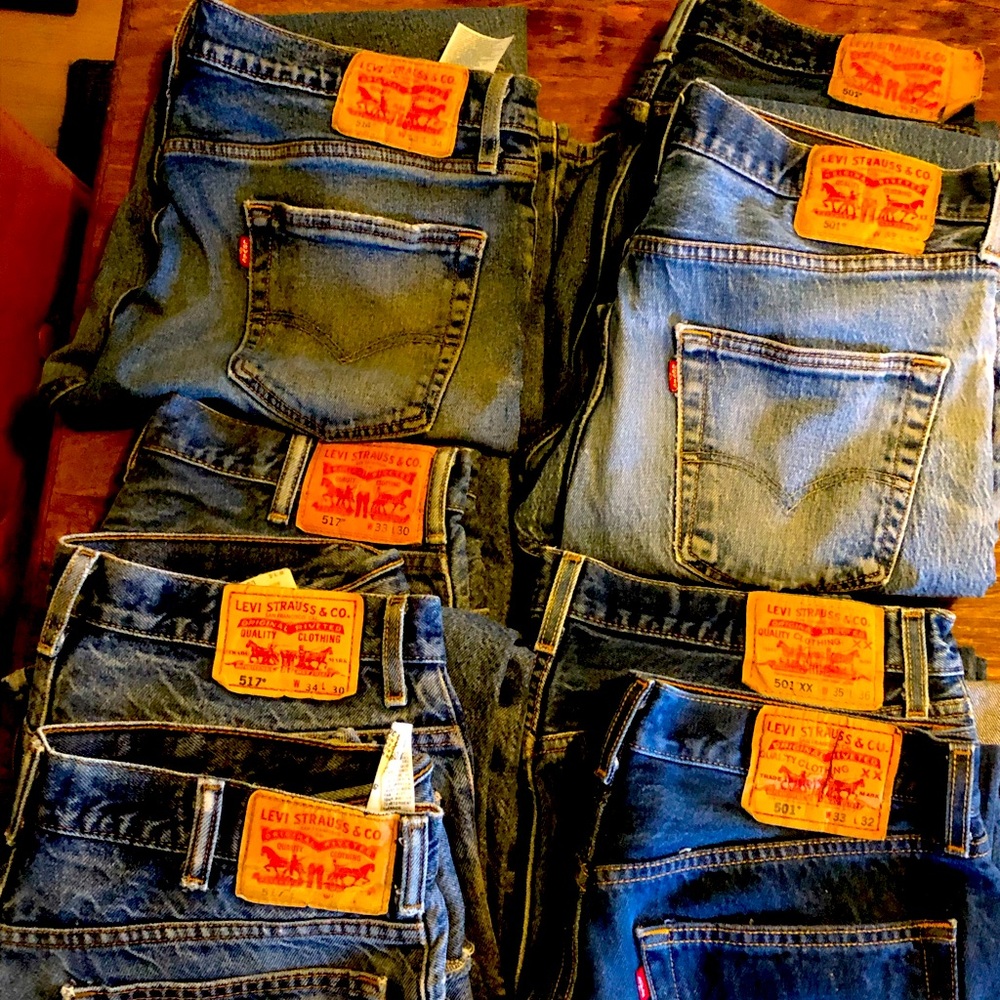 Levi’s Lot 501’s, 517’s and one 514